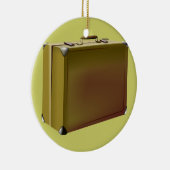 Mijn koffer is verpakt! keramisch ornament (Rechts)