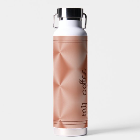 Mijn koffie, geïsoleerde fles (Voorkant)
