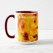 Mijn koffie is altijd heet Grappig Mok (Links)