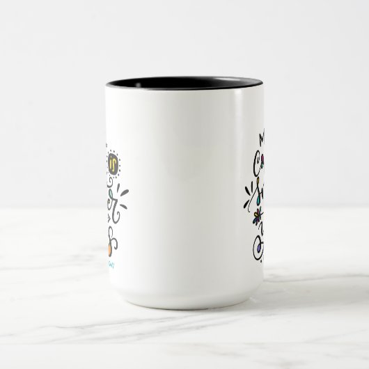 Mijn koffie is slimmer dan die van jou mok (Midden)