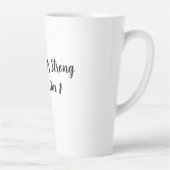 Mijn koffie is sterk en ik ook latte mok (Rechts)