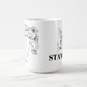 Mijn koffie Mijn baarmoeder Koffiemok (Center)