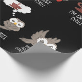 Mijn koffie Moods Owl Gift Owl Lovers Coffee Gift Cadeaupapier (Hoek)