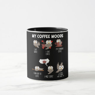 Mijn koffie Moods Owl Gift Owl Lovers Coffee Gift Mok