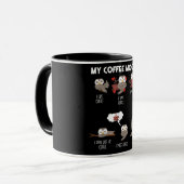 Mijn koffie Moods Owl Gift Owl Lovers Coffee Gift Mok (Voorkant links)