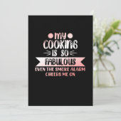 Mijn Koken Is Prachtig Koken Chef Keuken Eten Bedankkaart (Staand voorkant)