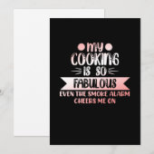 Mijn Koken Is Prachtig Koken Chef Keuken Eten Bedankkaart (Voorkant / Achterkant)