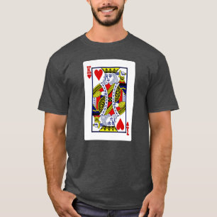 Mijn koning van het hart die kaart speelt t-shirt