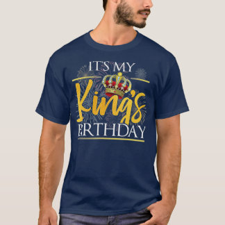 Mijn koningen Birthday Husband en Boyvriend Birthd T-shirt