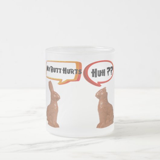 Mijn kont doet pijn aan grappig mok ontwerp (Center)