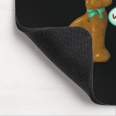 Mijn kont doet pijn Chocolade Konijntje Gelukkig P Muismat (Hoek)