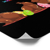 Mijn kont doet pijn wat waar Pasen grappig Pasen k Poster (Hoek)