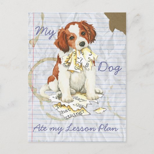 Mijn Kooiker Ate Mijn Lesson Plan Briefkaart (Voorkant)