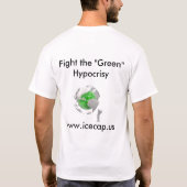 Mijn koolstofvoetafdruk is groter dan die van jou t-shirt (Achterkant)