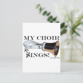Mijn koor Rings Briefkaart (Staand voorkant)