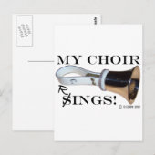 Mijn koor Rings Briefkaart (Voorkant / Achterkant)