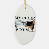Mijn koor Rings Keramisch Ornament (Rechts)