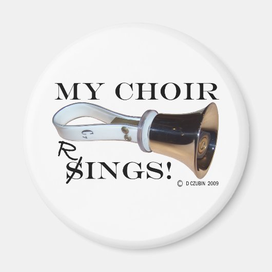 Mijn koor Rings Magneet (Voorkant)