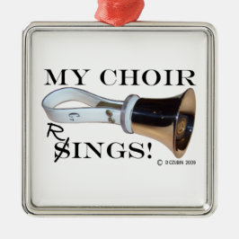 Mijn koor Rings Metalen Ornament