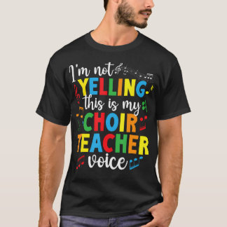 Mijn koorleraar Stem Koorlesgeven Koor T-shirt