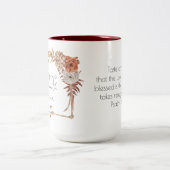 Mijn kop op de florale Christelijke koffie mok (Center)