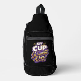 Mijn kopje loopt over - Christelijk Sling Bag