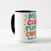 Mijn kopje loopt over Cute Combo Mok (Voorkant links)