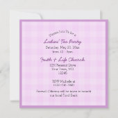 Mijn kopje loopt over van Scripture Lavender Thee Kaart (Voorkant)