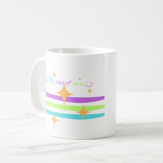 Mijn kopje zorg koffiemok (Voorkant links)