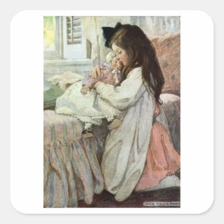 Mijn kostbare Dolly Vierkante Sticker