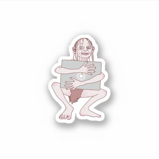 Mijn kostbare MacBook Sticker (Voorkant)