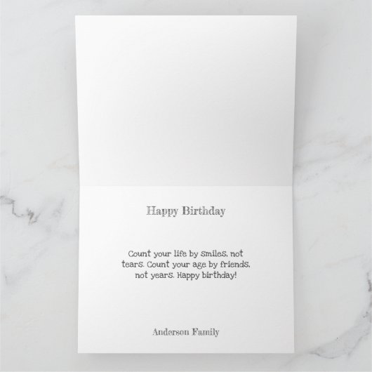 "Mijn kostbare" persoonlijke Happy Birthday Kaart (Binnen)