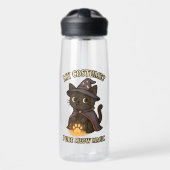 Mijn Kostuum Pure Meow Magic Witch Cat Halloween Waterfles (Voorkant)