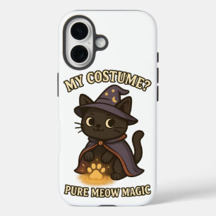 Mijn Kostuum? Pure Meow Magie Halloween Heks Kat iPhone 16 Hoesje