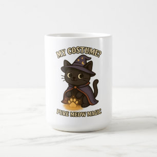 Mijn kostuum Pure Meow Magische Heks Kat Grappig O Mok