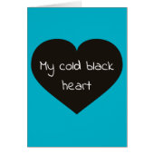 Mijn koude zwarte hart smelt voor jou (Voorkant)