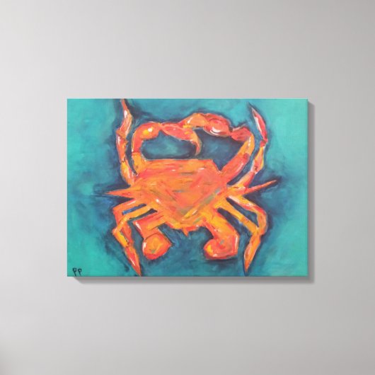 Mijn krab canvas afdruk (Voorkant)