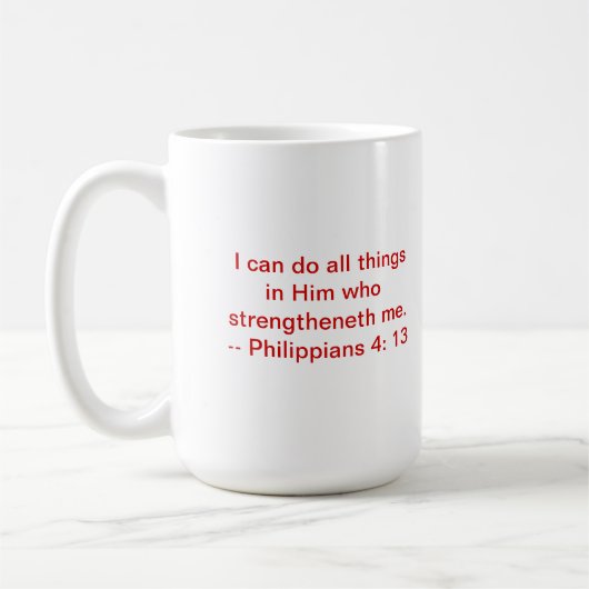 Mijn kracht in Christus Mok (Links)
