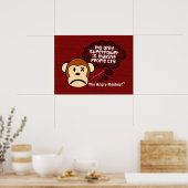 Mijn krachtigste supermacht laat mensen huilen poster (Keuken)