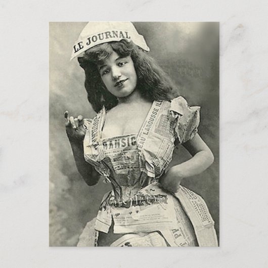 Mijn krant is de krant briefkaart (Voorkant)