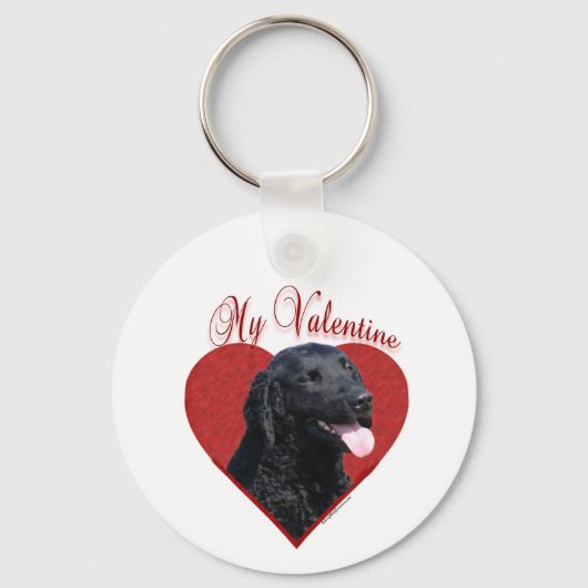 Mijn krullend omhulde Valentijn Sleutelhanger (Voorkant)