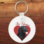 Mijn krullend omhulde Valentijn Sleutelhanger (Achterkant)