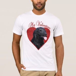 Mijn krullend omhulde Valentijn T-shirt