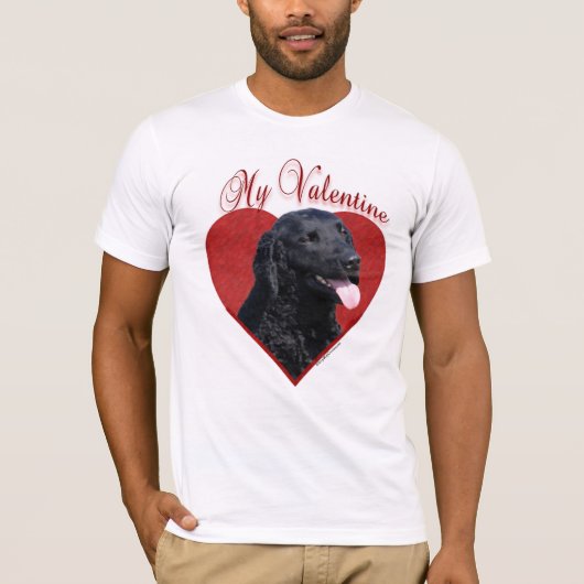 Mijn krullend omhulde Valentijn T-shirt (Voorkant)