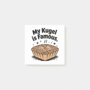 Mijn Kugel is een beroemde grappige Chanoeka Joods Post-it® Notes