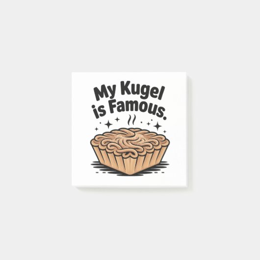 Mijn Kugel is een beroemde grappige Chanoeka Joods Post-it® Notes (Voorkant)
