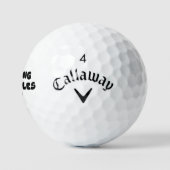 Mijn Kuiltjes Bevriezen Golfballen - Grappige Pun (Logo)