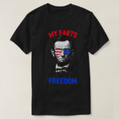 Mijn kunst smukt als Freedom Abraham Lincoln 4de v T-shirt (Design voorkant)