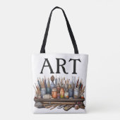 MIJN  KUNST TOTE BAG (Achterkant)