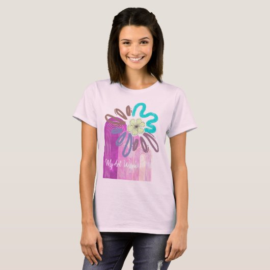 Mijn Kunst Werk T-shirt ADVcreators Artikel22 (Voorkant volledig)
